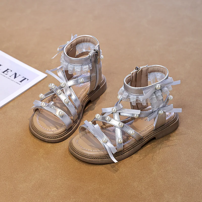Sweet Girls Summer Roman Sandals Bowknot Children Hollow-out Sandals Princess Beach High-top Kids Gladiator Sandals for School
Sweet Girls Summer Roman Sandals Bowknot Children Hollow-out Sandals Princess Beach High-top Kids Gladiator Sandals for School