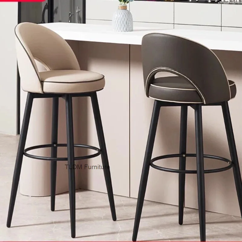 Home Rotating High Stool Island Table Dining Chair Bar Hotel Front Desk Light Luxury Backrest Bar Chair Nordic Table Luxury
Home Rotating High Stool Island Table Dining Chair Bar Hotel Front Desk Light Luxury Backrest Bar Chair Nordic Table Luxury