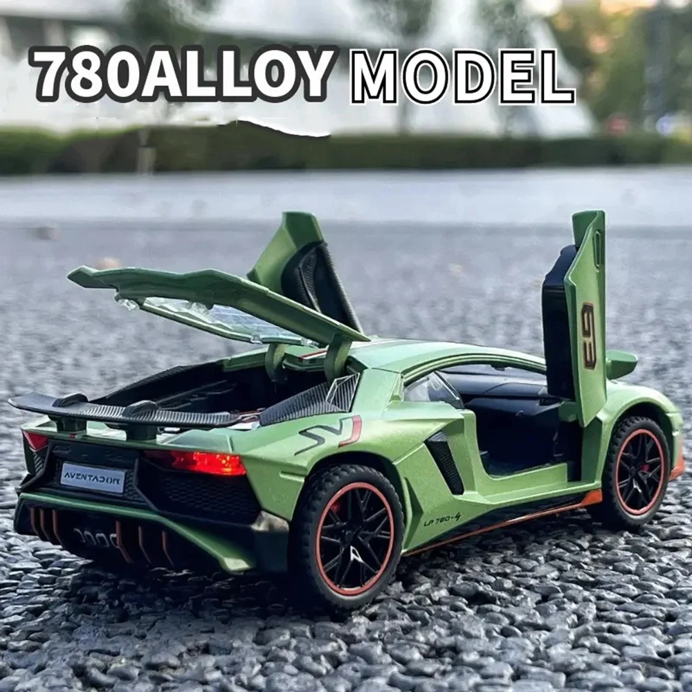 1/32 LP780-4 Alloy Sports Car Model Toys Simulation Metal Body Light Sound Doors Opened with Pull Back Function Collection Gift
1/32 LP780-4 Alloy Sports Car Model Toys Simulation Metal Body Light Sound Doors Opened with Pull Back Function Collection Gift