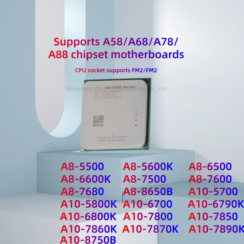 1 piece A8-5500 5600K 7600 7650K A10-5700 5800K 6700 7800 8700 CPU base supports FM2/FM2
1 piece A8-5500 5600K 7600 7650K A10-5700 5800K 6700 7800 8700 CPU base supports FM2/FM2