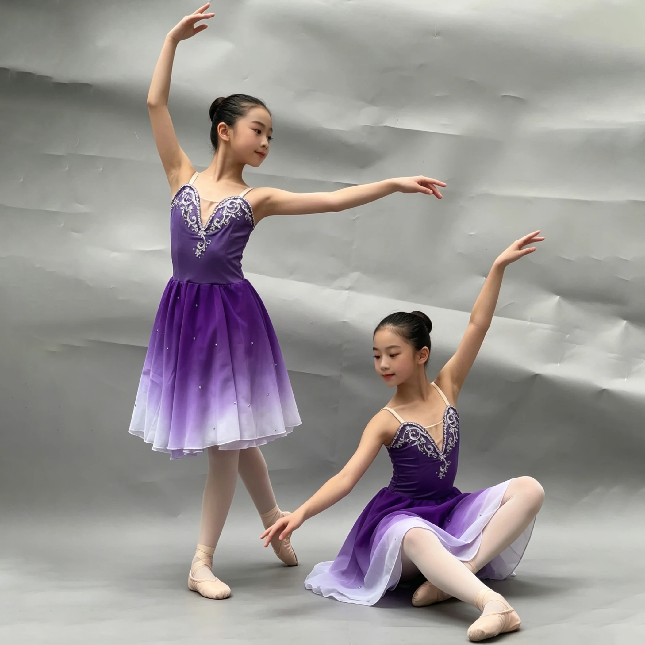 Children Girls Gradient Color Embroidery Lyrical Contemporary Dance Costume Stage Performance Tutu Ballerina Ballet Dress
Children Girls Gradient Color Embroidery Lyrical Contemporary Dance Costume Stage Performance Tutu Ballerina Ballet Dress