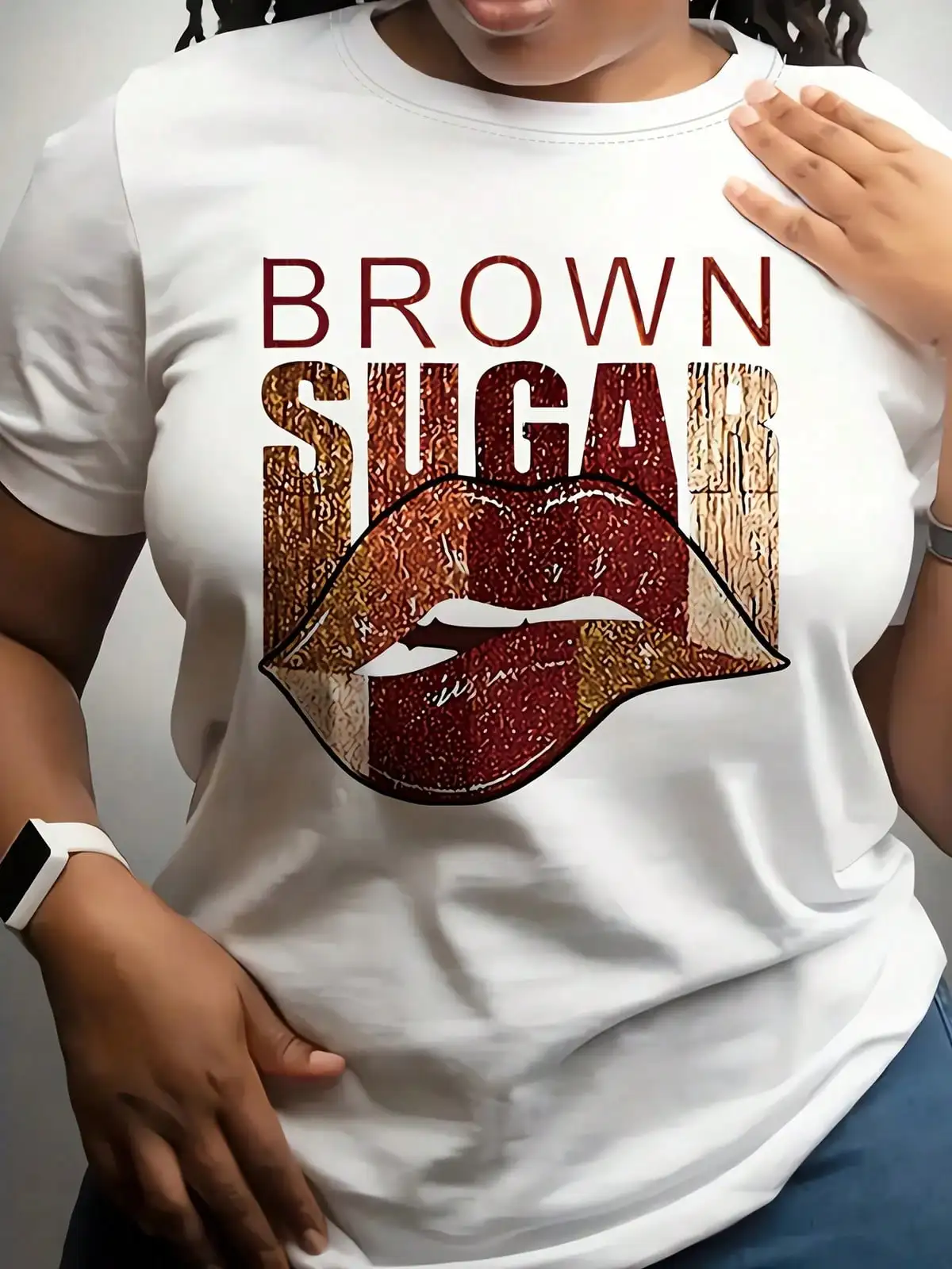 Letter Print T-Shirt, Short Sleeve Crew Neck Casual Top For Summer & Spring, Women's Clothing,Breathable And Comfortable Short-Sleeved Round-Neck Top, Suitable For All Seasons, Everyday Wear For Women
Letter Print T-Shirt, Short Sleeve Crew Neck Casual Top For Summer & Spring, Women's Clothing,Breathable And Comfortable Short-Sleeved Round-Neck Top, Suitable For All Seasons, Everyday Wear For Women