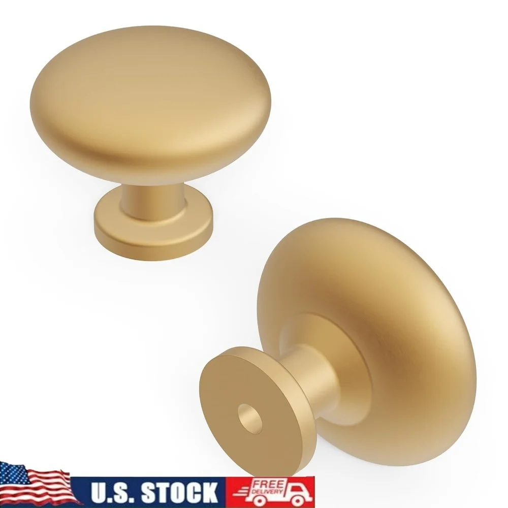 10 Pack Round Kitchen Cabinet Knobs Classic Drawer Pulls Bathroom Handles 1-1/8 Inch Diameter Easy Installation Hardware
10 Pack Round Kitchen Cabinet Knobs Classic Drawer Pulls Bathroom Handles 1-1/8 Inch Diameter Easy Installation Hardware