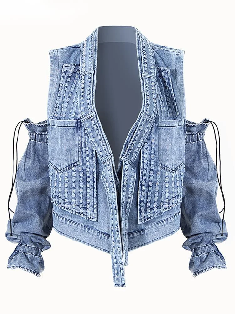 2023 new autumn and winter fashion women clothes V-neck sleeveless blue denim short vest jackets O483
2023 new autumn and winter fashion women clothes V-neck sleeveless blue denim short vest jackets O483