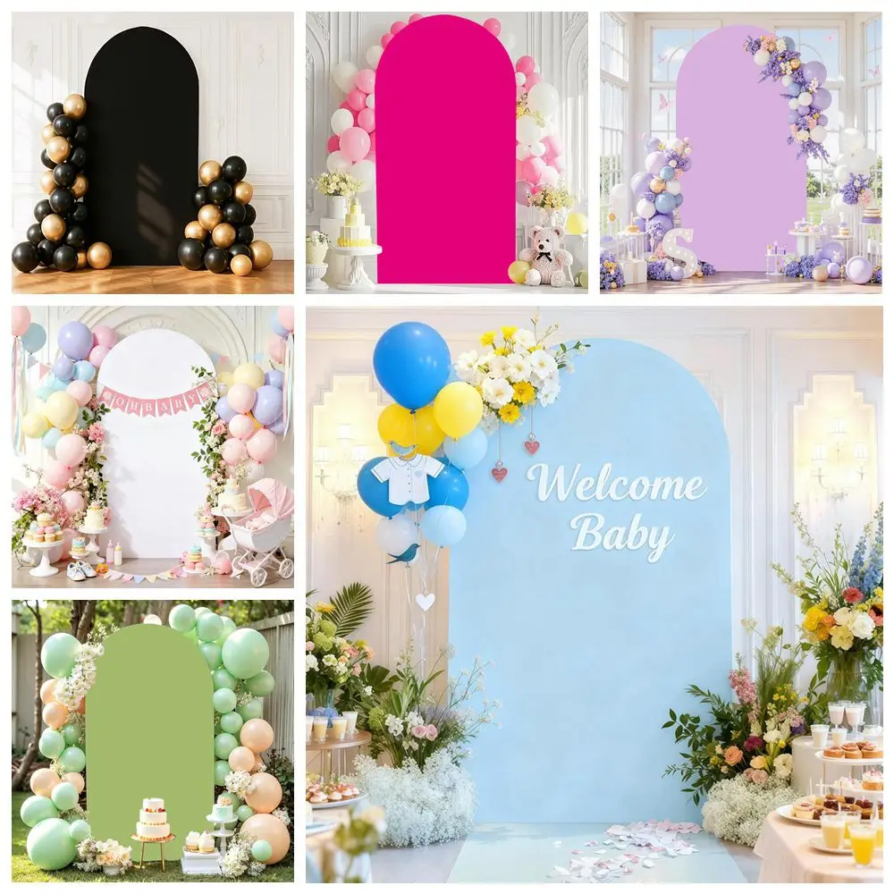 Double-sided Solid Color Arch Backdrop Newborn Baby Shower Kids Birthday Party Wedding Decor Elastic Arched Photography Backgrou
Double-sided Solid Color Arch Backdrop Newborn Baby Shower Kids Birthday Party Wedding Decor Elastic Arched Photography Backgrou