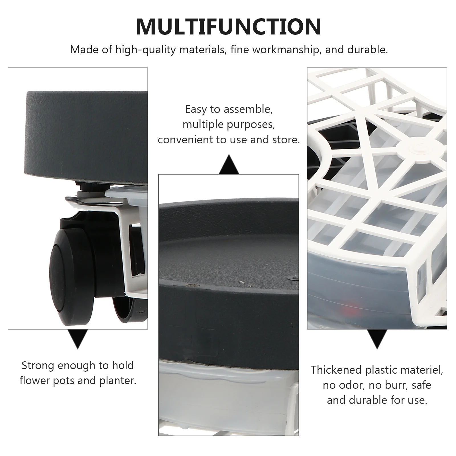 Plant Thickened Plastic Flower Pot Stand For Indoor Outdoor Garden Patio Use Wheel Roller Planter Pallet
Plant Thickened Plastic Flower Pot Stand For Indoor Outdoor Garden Patio Use Wheel Roller Planter Pallet