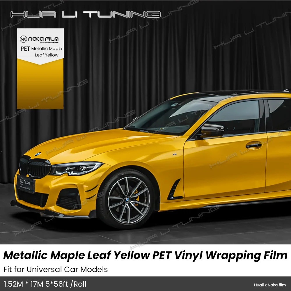 For Car Wrapping Foil Super Glossy metallic Maple Yellow vinyl Wrap LowTack Glue 152*17M/Roll 5x56ft Air Bubble Free HQ PET Film
For Car Wrapping Foil Super Glossy metallic Maple Yellow vinyl Wrap LowTack Glue 152*17M/Roll 5x56ft Air Bubble Free HQ PET Film