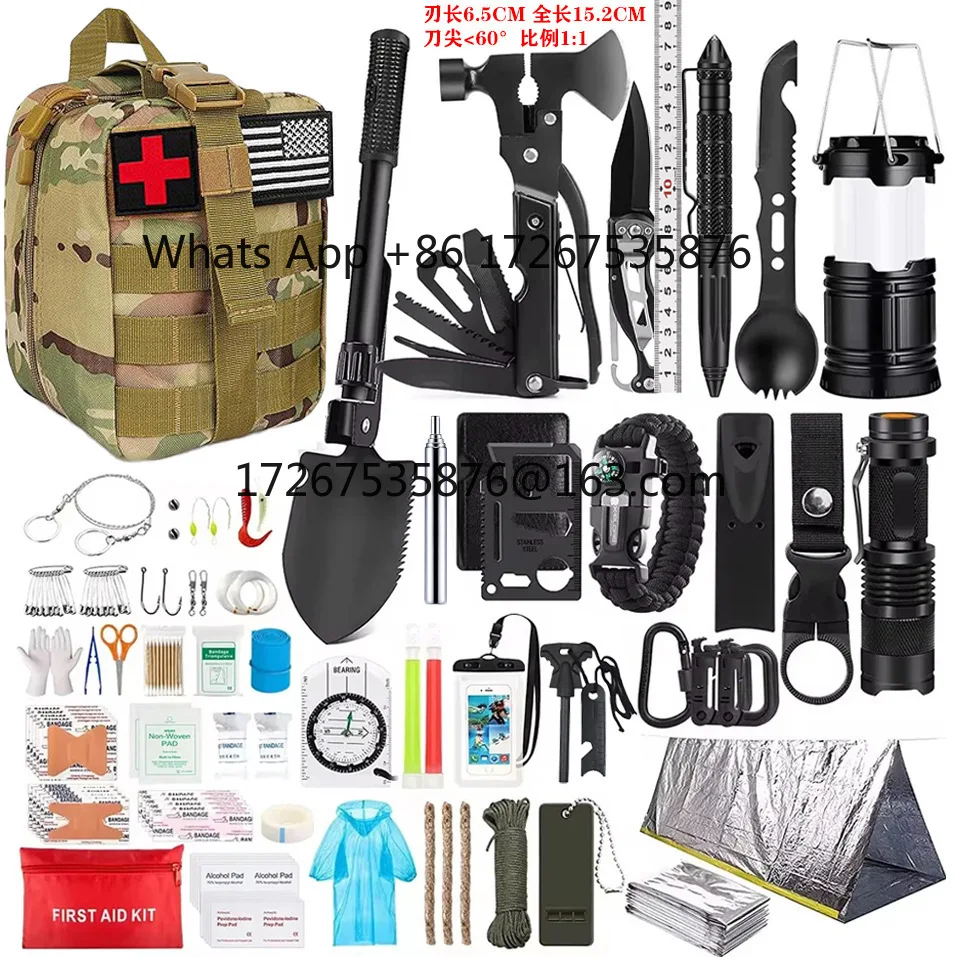 Outdoor Adventure Camping Equipment Supplies Survival Tools Set Wilderness Survival Emergency Kit Camping Kit
Outdoor Adventure Camping Equipment Supplies Survival Tools Set Wilderness Survival Emergency Kit Camping Kit