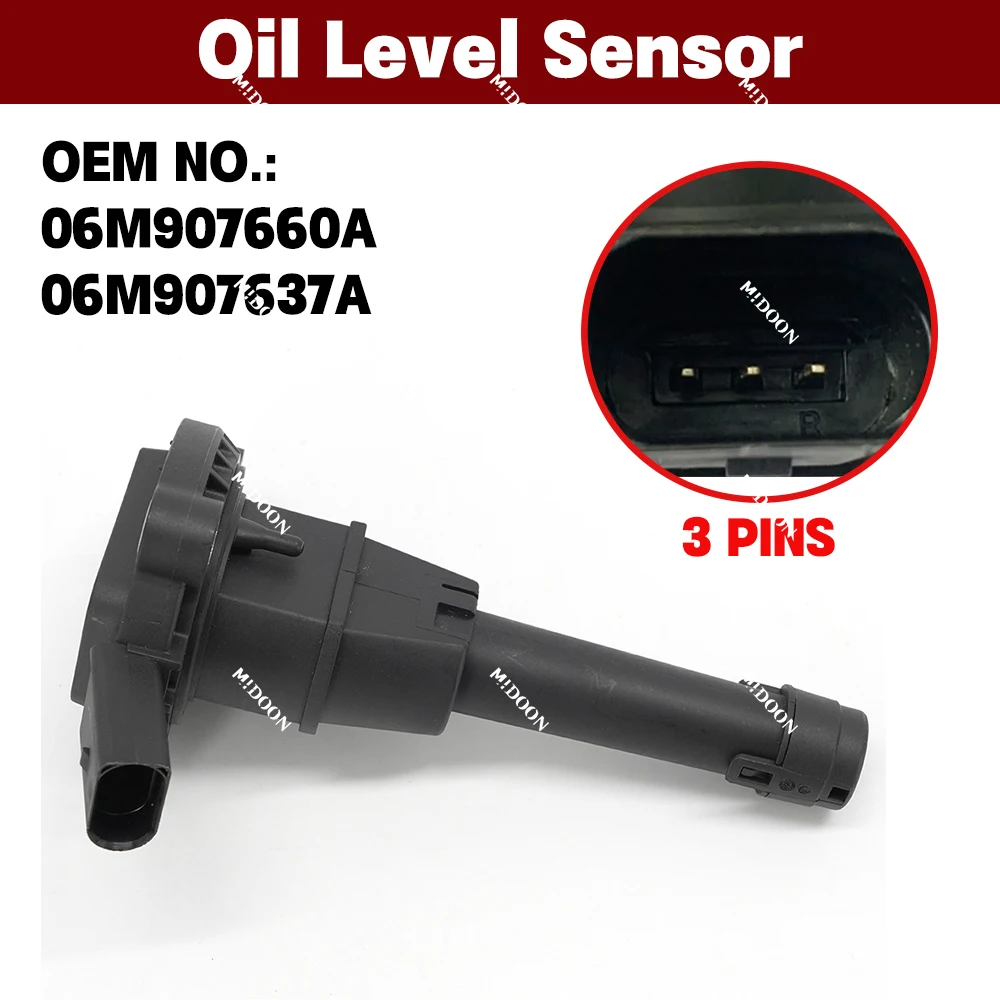 CREATROAD Engine Oil Level Sensor OEM 06M907660A 06M907637A For Audi A4 2016-2025 A5 S5 A6 A7 A8 RS4 RS5 Q5 2016- Q8 VW Touareg
CREATROAD Engine Oil Level Sensor OEM 06M907660A 06M907637A For Audi A4 2016-2025 A5 S5 A6 A7 A8 RS4 RS5 Q5 2016- Q8 VW Touareg