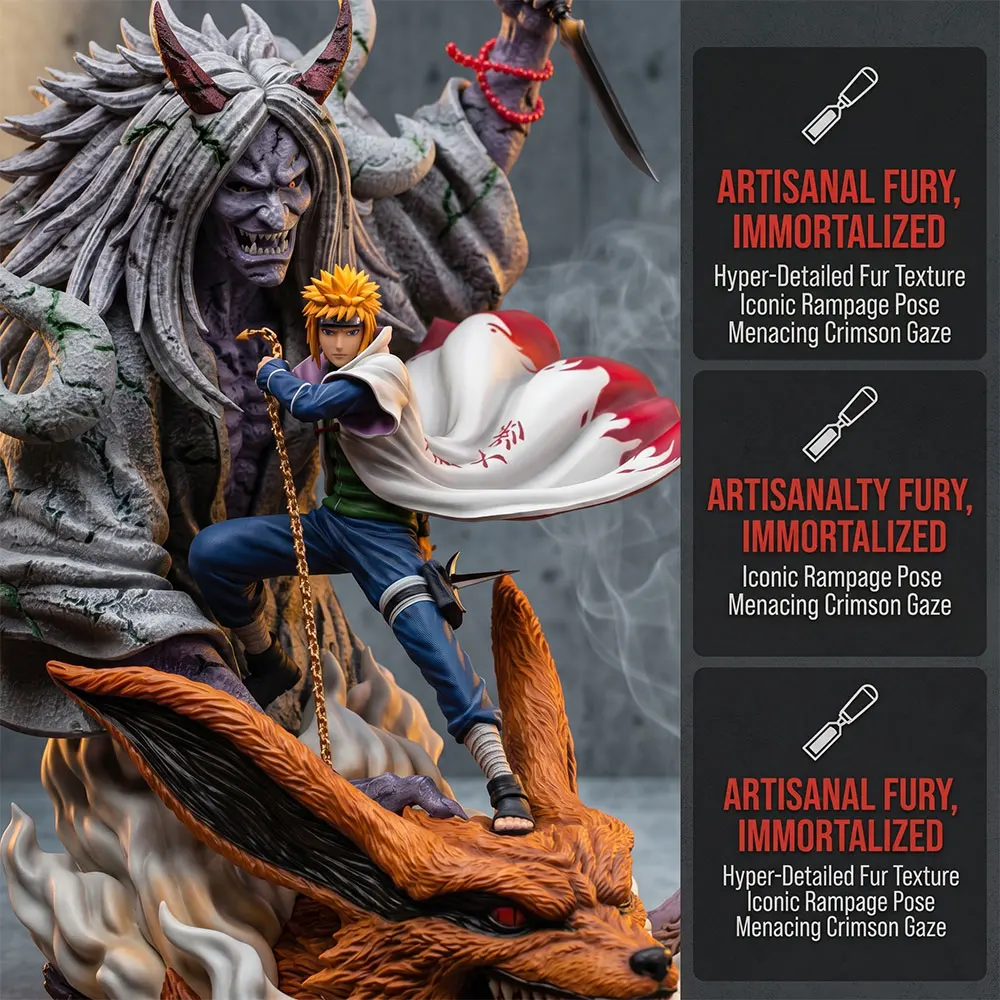 Bandai Naruto Model Toy GK Figure – Fourth Hokage: Minato Namikaze Anime Collectible Desktop Ornament Collection
Bandai Naruto Model Toy GK Figure – Fourth Hokage: Minato Namikaze Anime Collectible Desktop Ornament Collection