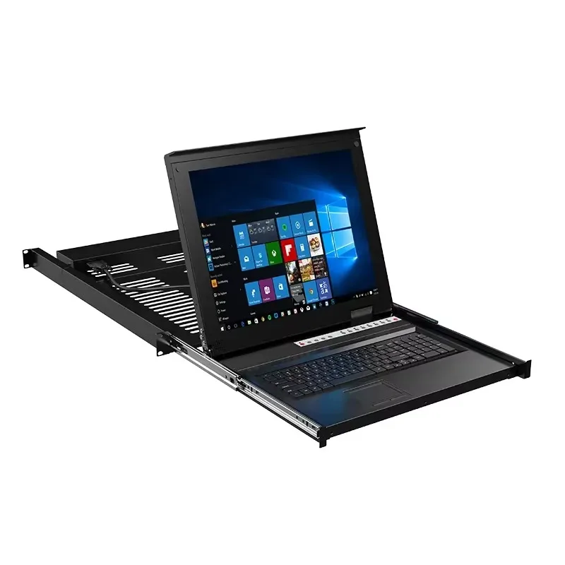 17" LCD KVM Switch 16 Port VGA + 16-pack Cables, MT-VIKI 1U 16x1 Rack LCD KVM Switch Console Drawer
17" LCD KVM Switch 16 Port VGA + 16-pack Cables, MT-VIKI 1U 16x1 Rack LCD KVM Switch Console Drawer