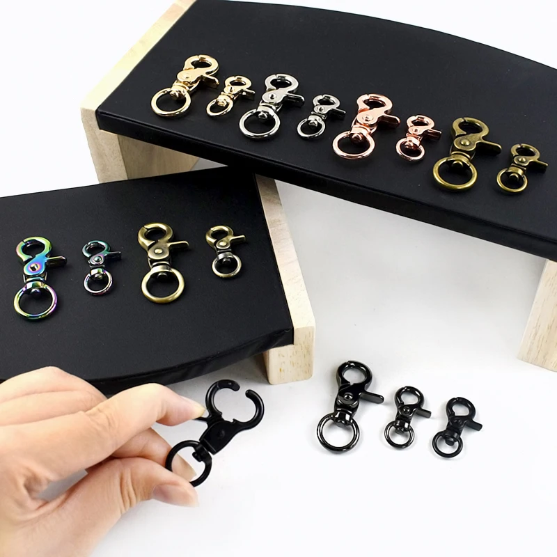10/13mm 5-20Pcs Metal Swivel Lobster Clasp Bags Strap Buckles Keychain Knapsack Connection Buckle Leather Snap Hooks Accessories
10/13mm 5-20Pcs Metal Swivel Lobster Clasp Bags Strap Buckles Keychain Knapsack Connection Buckle Leather Snap Hooks Accessories