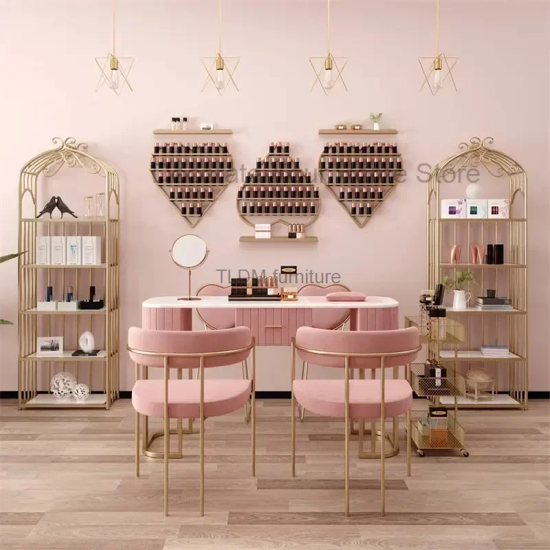 Modern Minimalist Manicure Table and Chair Set Light Luxury Beauty Salon Nail Tables Salon Furniture Household Nail Makeup Table
Modern Minimalist Manicure Table and Chair Set Light Luxury Beauty Salon Nail Tables Salon Furniture Household Nail Makeup Table