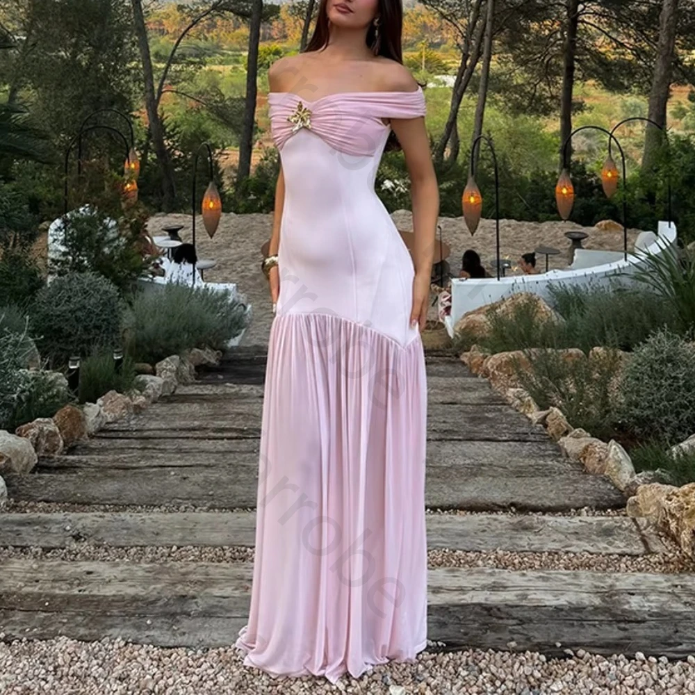 Off-shoulder Short Sleeves Pleat Evening Dresses Sexy Backless Celebrity Dress Exquisite High Quality Prom Party Gown Customized
Off-shoulder Short Sleeves Pleat Evening Dresses Sexy Backless Celebrity Dress Exquisite High Quality Prom Party Gown Customized
