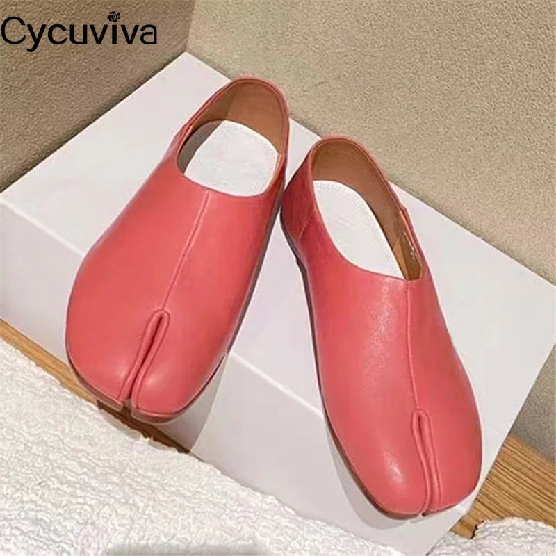 2022 Spring Ballet Shoes Flat Heel Split toe Softer Leather Casual Flats Fashion Girl's Summer Dress Shoes Women Loafers
2022 Spring Ballet Shoes Flat Heel Split toe Softer Leather Casual Flats Fashion Girl's Summer Dress Shoes Women Loafers