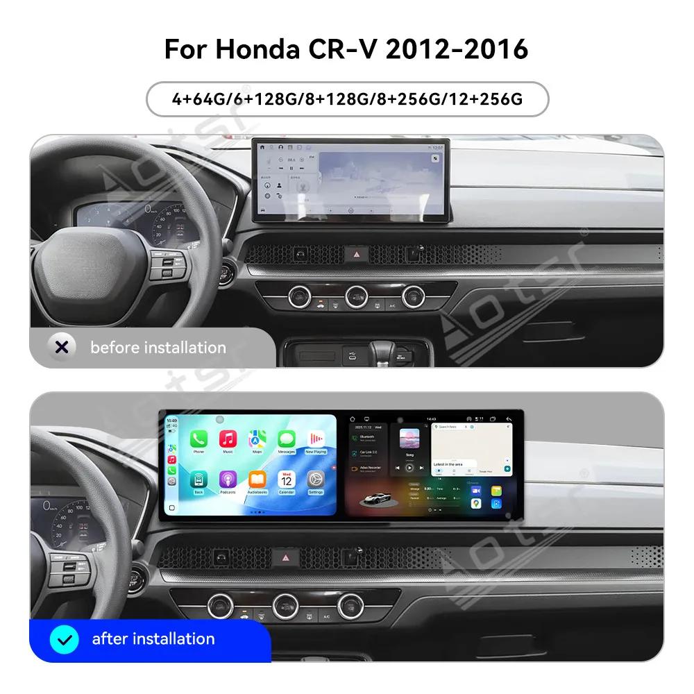 Автомобильный радиоприемник с двойным экраном 10,1 дюйма для Honda CR-V 2012-2016, автомобильный мультимедийный видеоплеер, GPS-навигация, Carplay, Android 15 HD DSP
Автомобильный радиоприемник с двойным экраном 10,1 дюйма для Honda CR-V 2012-2016, автомобильный мультимедийный видеоплеер, GPS-навигация, Carplay, Android 15 HD DSP