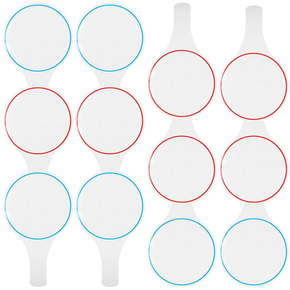12pcs Scoreboard Dry Erase Paddles 15x25cm Blue Red Circle Mini Whiteboard Handheld Portable Classroom Team Sports
12pcs Scoreboard Dry Erase Paddles 15x25cm Blue Red Circle Mini Whiteboard Handheld Portable Classroom Team Sports