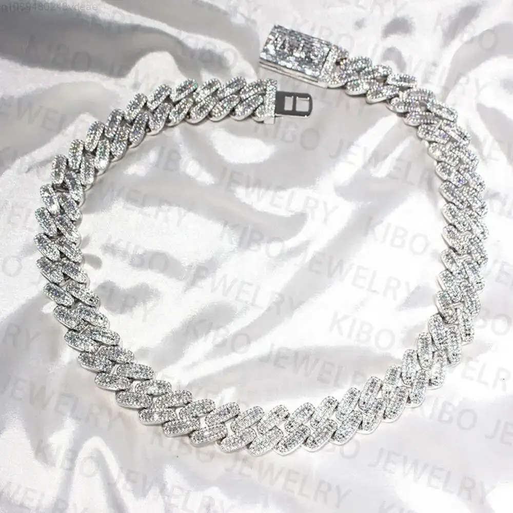 20mm Coutom Hip Hop Jewelry Iced Out Clustered Baguette Cut Vvs Moissanite Diamond Chain Cuban Chain
20mm Coutom Hip Hop Jewelry Iced Out Clustered Baguette Cut Vvs Moissanite Diamond Chain Cuban Chain