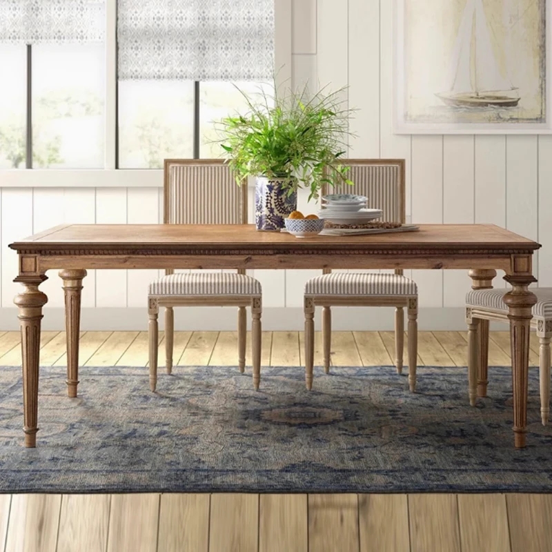 !@Factory Sales Apartment Wood Vintage Rectangle Dinning Table Set Home Modern Dinner Set Table
!@Factory Sales Apartment Wood Vintage Rectangle Dinning Table Set Home Modern Dinner Set Table