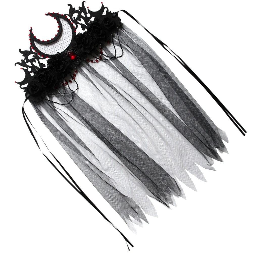 Black Mesh Crown Headwear Halloween Headdress Veil Cosplay Hair Accessory Party Costume Decorations Comfortable Material
Black Mesh Crown Headwear Halloween Headdress Veil Cosplay Hair Accessory Party Costume Decorations Comfortable Material