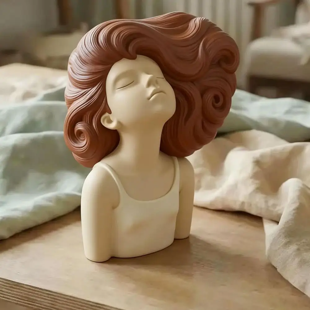 Artistic Woman Figurine High-quality Resin Head Bust Sculpture for Bedroom Living Room Home Office Desk Shelf Decor
Artistic Woman Figurine High-quality Resin Head Bust Sculpture for Bedroom Living Room Home Office Desk Shelf Decor