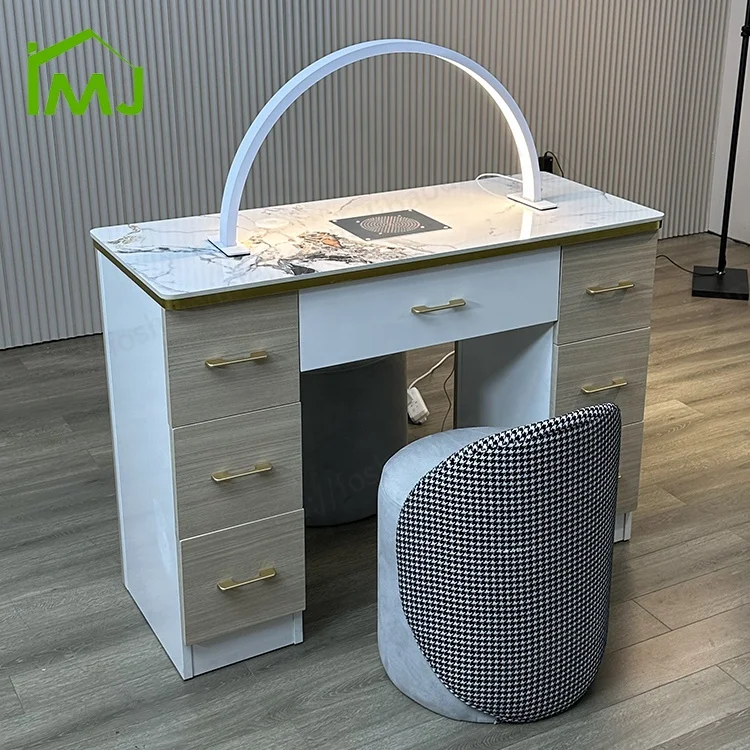 Professional Studio Salon Desk Wood Manicure Light Nail Table With Dust Collector
Professional Studio Salon Desk Wood Manicure Light Nail Table With Dust Collector