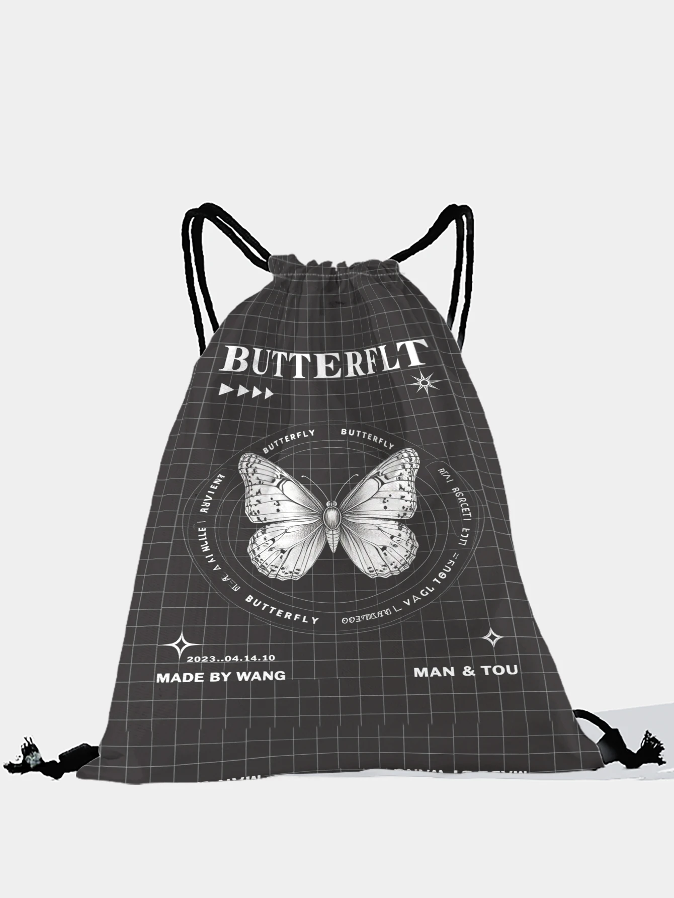 Butterfly & Text Print Drawstring Backpack, Lightweight Sports Sack Bag for Gym, Yoga, Travel, School, Shopping and Daily Commut
Butterfly & Text Print Drawstring Backpack, Lightweight Sports Sack Bag for Gym, Yoga, Travel, School, Shopping and Daily Commut