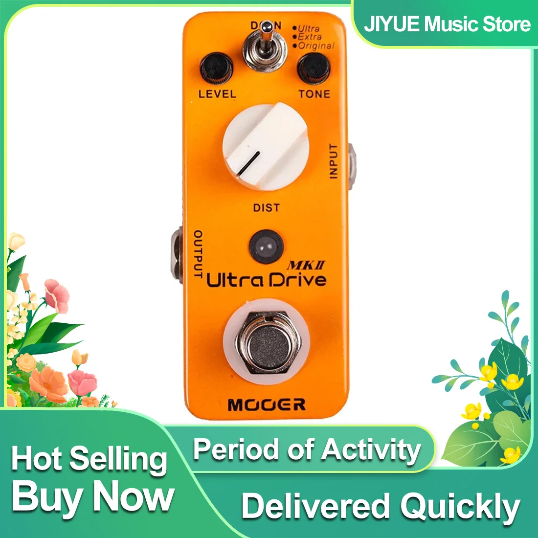 MOOER Ultra Drive MKII гитарная педаль эффектов искажения синтезатор эффекты True Bypass цельнометаллический корпус педаль аксессуары для гитары
MOOER Ultra Drive MKII гитарная педаль эффектов искажения синтезатор эффекты True Bypass цельнометаллический корпус педаль аксессуары для гитары