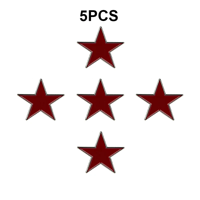 1-100pcs Red Star Badge Lapel Pin Flag badge Brooch Pins Badges
1-100pcs Red Star Badge Lapel Pin Flag badge Brooch Pins Badges
