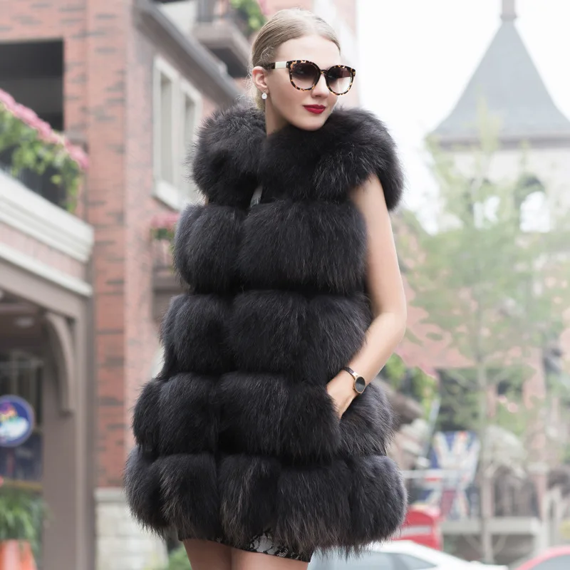 Raccoon Fur Grass Vest Jacket for Women's Whole Leather A-line Version Fur Vest
Raccoon Fur Grass Vest Jacket for Women's Whole Leather A-line Version Fur Vest