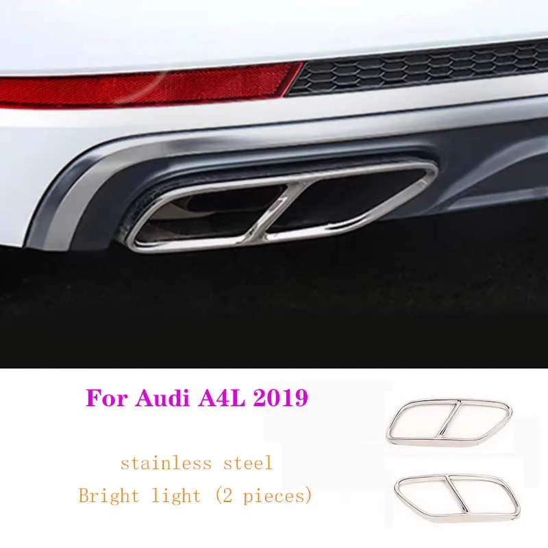 Для Audi A4L 2019: Декоративная накладка на выхлопную трубу с четырьмя выходами, бесшовная установка.
Для Audi A4L 2019: Декоративная накладка на выхлопную трубу с четырьмя выходами, бесшовная установка.