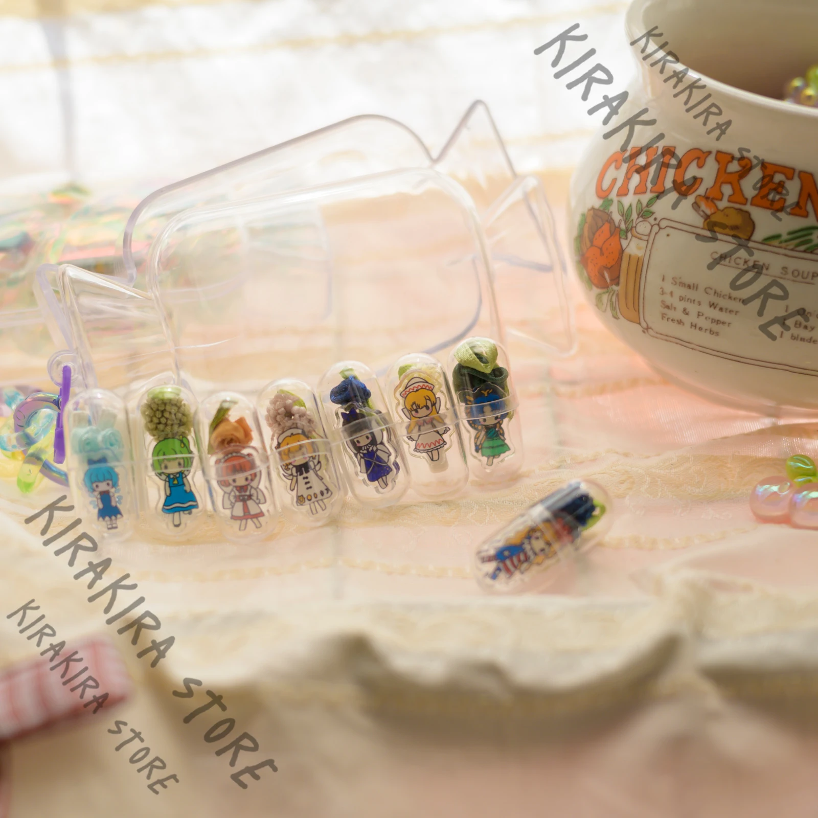 Touhou Project Candy Capsule Brooch Emblem Colorful Bracelet Badge Cosplay Kawaii Anime Pendants Pin Widget Mascot Gift
Touhou Project Candy Capsule Brooch Emblem Colorful Bracelet Badge Cosplay Kawaii Anime Pendants Pin Widget Mascot Gift
