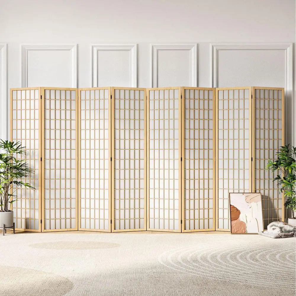 Room Divider Scree 8 Panel, 6Ft Folding Privacy Screen for Room Separation, Shoji Screen Japanese Style Room Divider Wall, Natu
Room Divider Scree 8 Panel, 6Ft Folding Privacy Screen for Room Separation, Shoji Screen Japanese Style Room Divider Wall, Natu