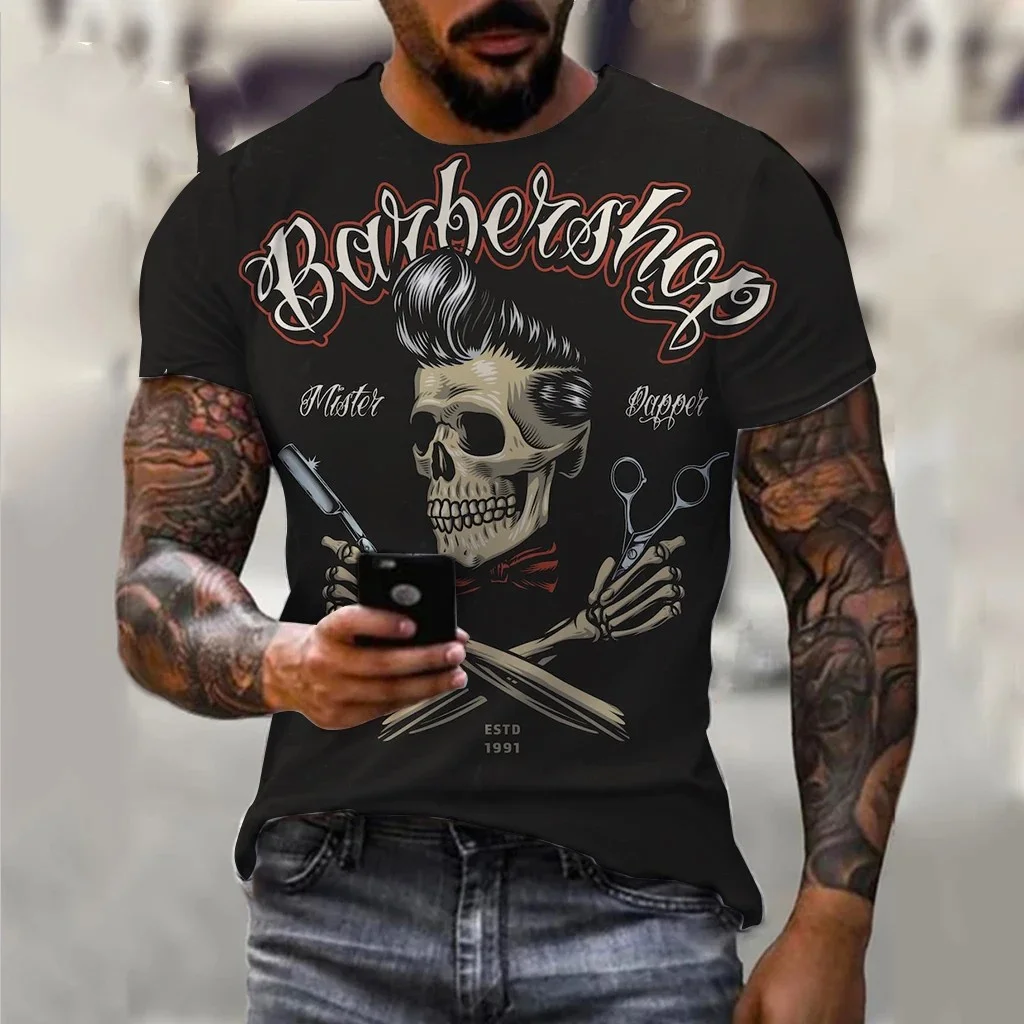 Funny Barber T Shirt For Mens Fashion Short Sleeve Uniform Tops Hip Hop Trend Harajuku Pullover Casual O-neck Oversized T-shirts
Funny Barber T Shirt For Mens Fashion Short Sleeve Uniform Tops Hip Hop Trend Harajuku Pullover Casual O-neck Oversized T-shirts