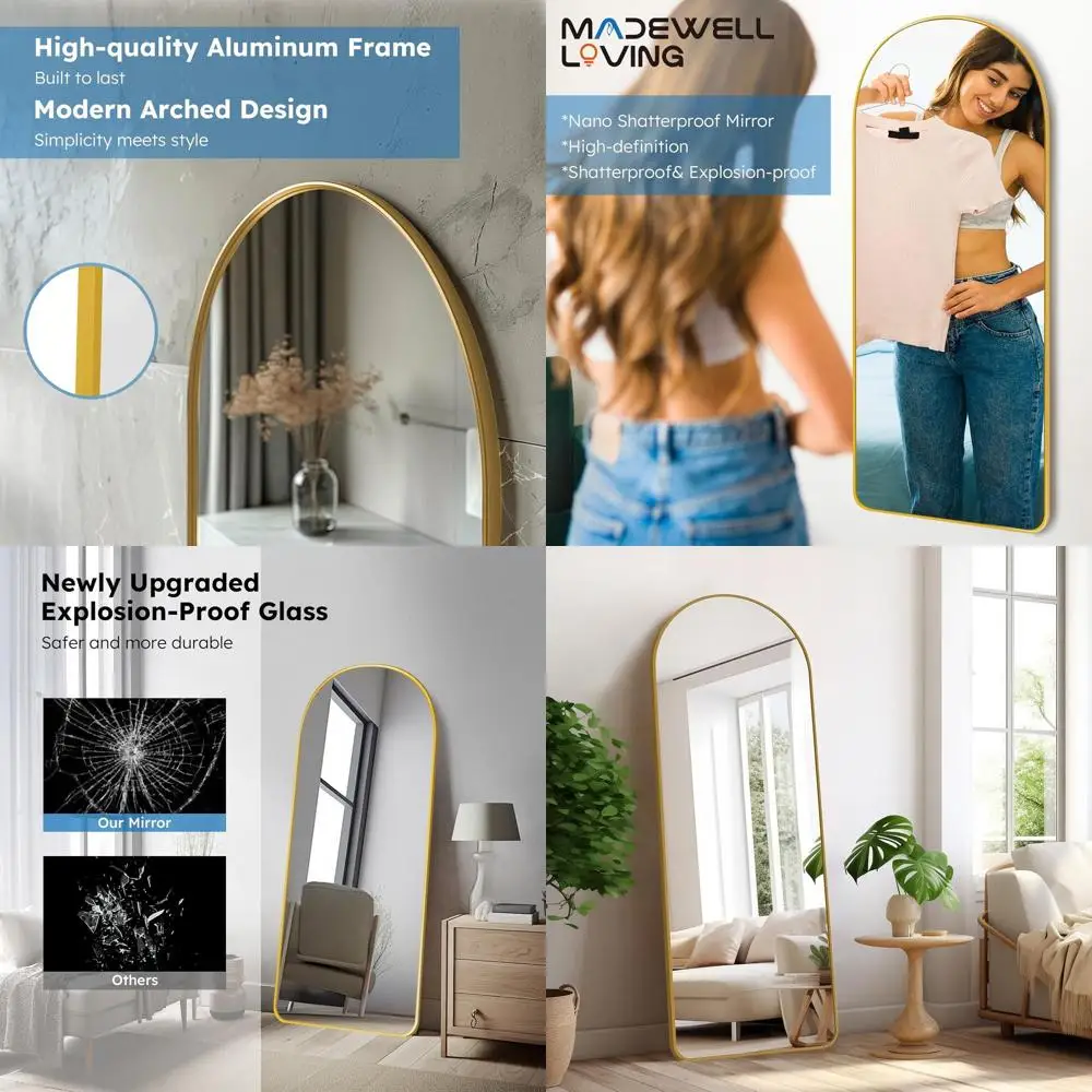 Зеркало 3-в-1 56x19 см с подставкой, из закаленного стекла, экономит место, для спальни и гостиной
Зеркало 3-в-1 56x19 см с подставкой, из закаленного стекла, экономит место, для спальни и гостиной