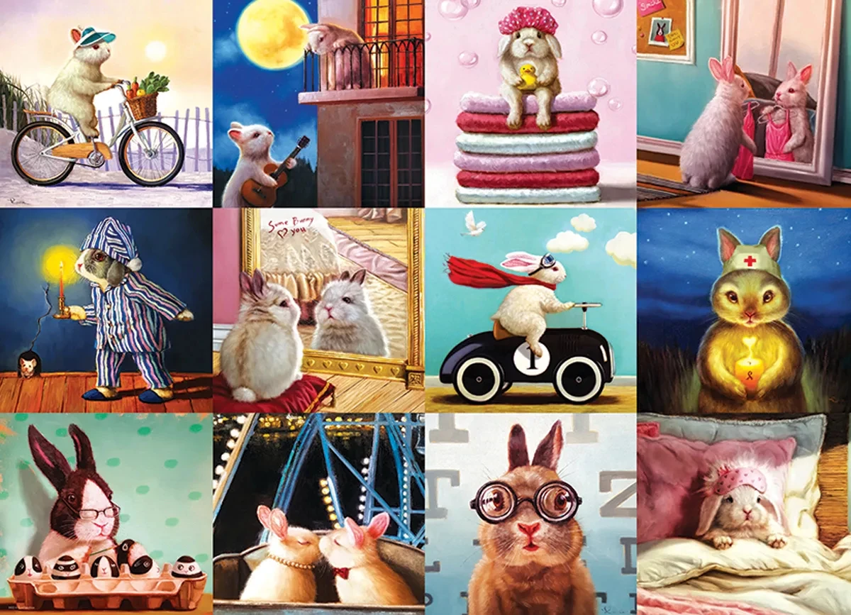 Jigsaw Puzzles 500 Pieces for Adult Funny Bunnies Animals, Home Puzzle Stress Relief Entertainment Toys Puzzles Christmas Gift
Jigsaw Puzzles 500 Pieces for Adult Funny Bunnies Animals, Home Puzzle Stress Relief Entertainment Toys Puzzles Christmas Gift