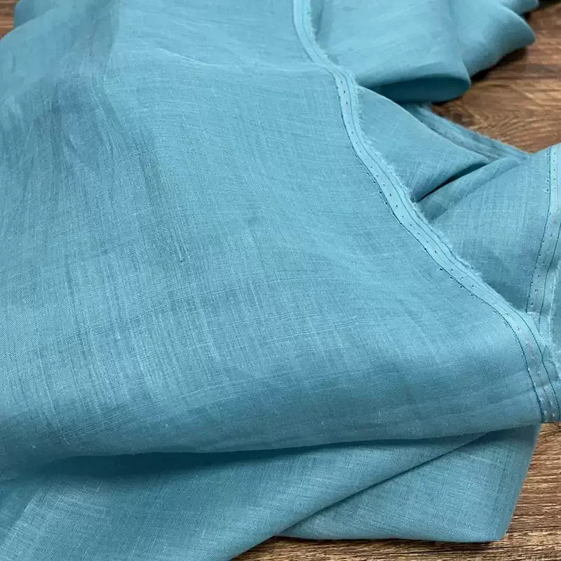 100% ramie fabric is used for handmade DIY sky blue fabric in clothing
100% ramie fabric is used for handmade DIY sky blue fabric in clothing