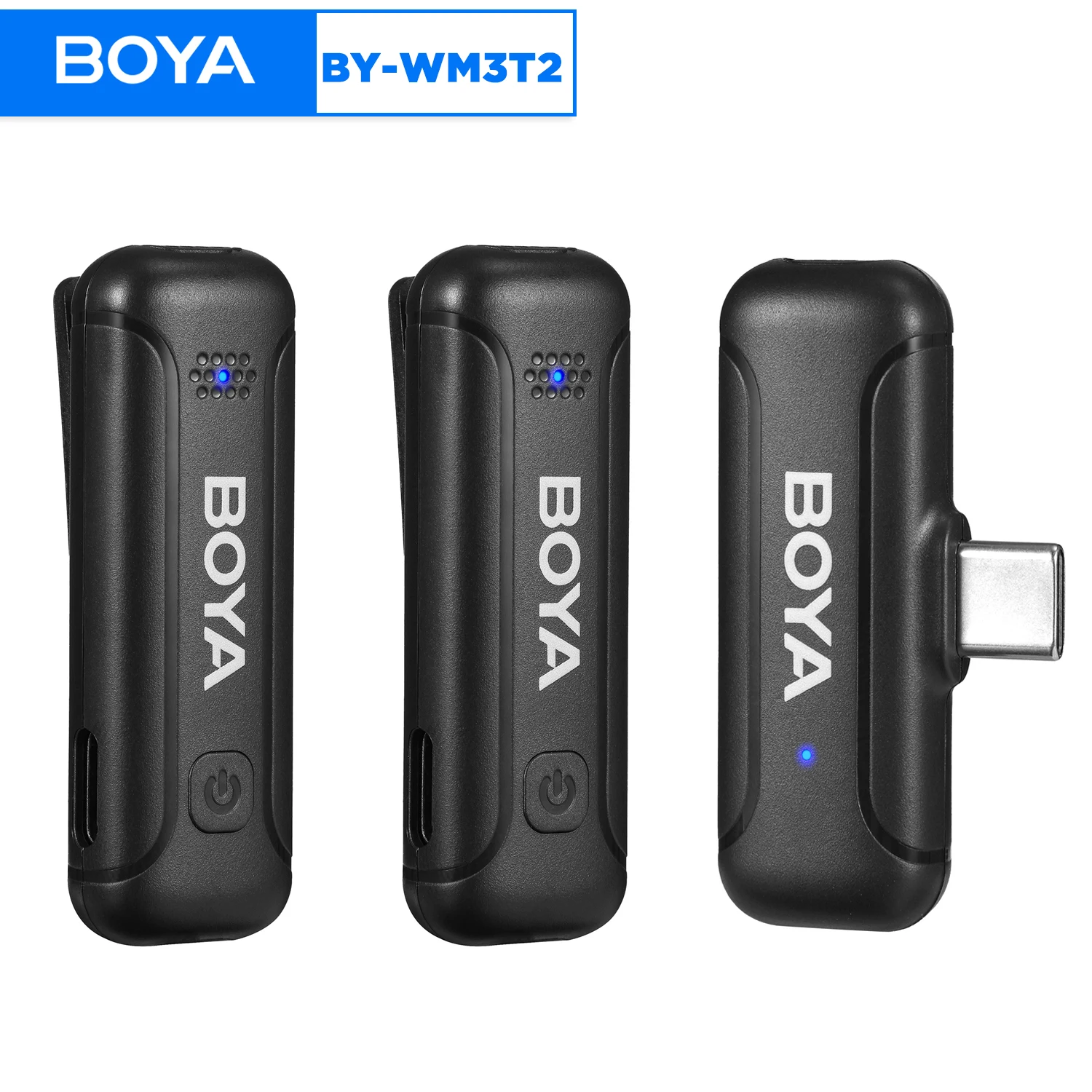 BOYA BY-WM3T2 Professional Wireless Lavalier Lapel Mini Microphone for iphone ipad Android Live Broadcast Streaming Vlogging
BOYA BY-WM3T2 Professional Wireless Lavalier Lapel Mini Microphone for iphone ipad Android Live Broadcast Streaming Vlogging