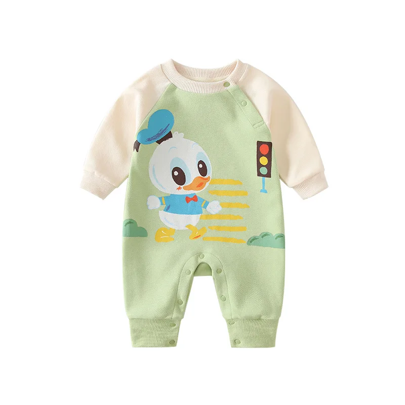 MINISO Donald Duck Baby Spring Onesie Infant Clothing Newborn Clothes Soft Cotton Cute Long Sleeve 0-1 Years Bodysuit Outwear
MINISO Donald Duck Baby Spring Onesie Infant Clothing Newborn Clothes Soft Cotton Cute Long Sleeve 0-1 Years Bodysuit Outwear