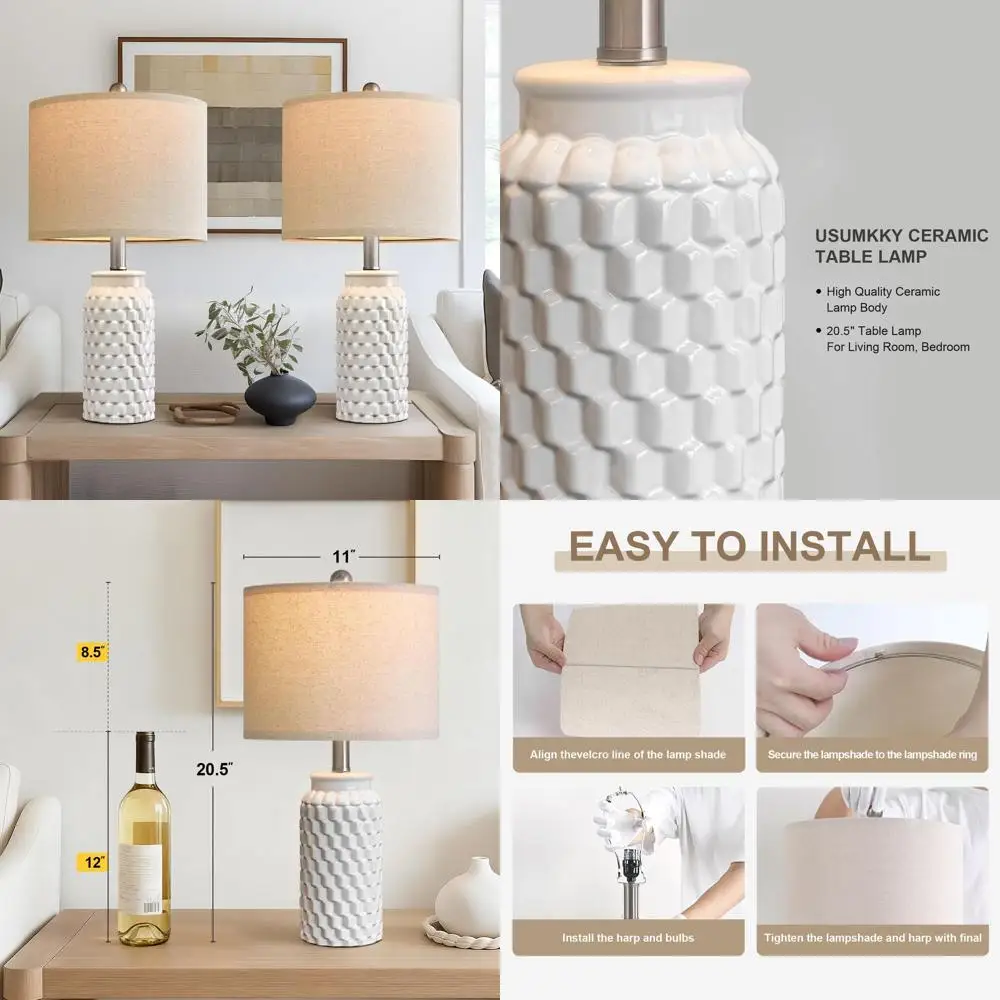 Белый керамический набор из двух предметов для спальни, гостиной или офиса
Белый керамический набор из двух предметов для спальни, гостиной или офиса