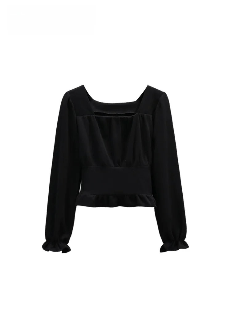 Fashionable Large Size Women's Long Sleeve T-Shirt Square Collar Spring Casual Style Cotton Comfortable Loose Fit Inner Wear
Fashionable Large Size Women's Long Sleeve T-Shirt Square Collar Spring Casual Style Cotton Comfortable Loose Fit Inner Wear