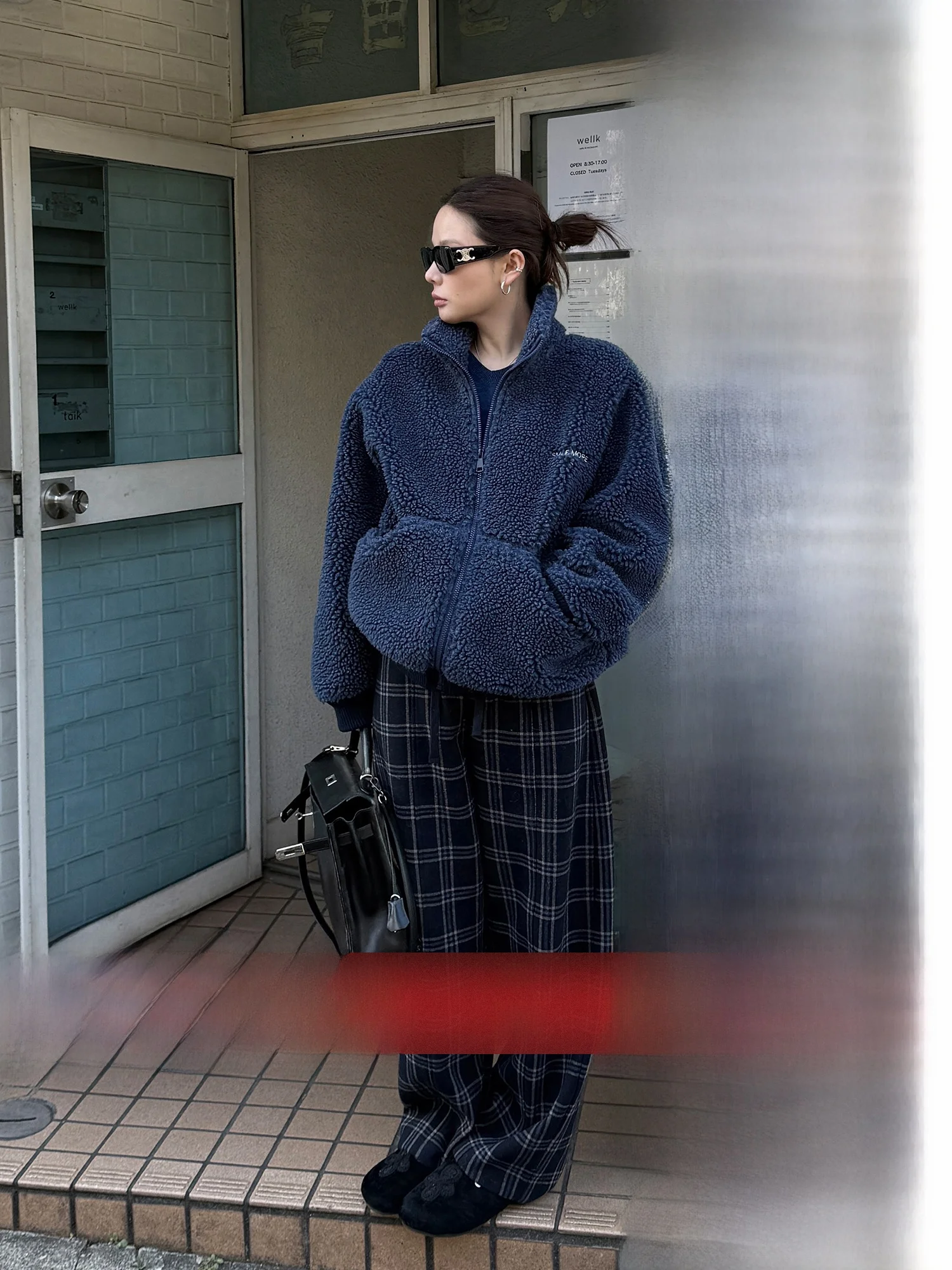 WXLSTUDIO Woolen Straight Leg Pants Fce Lined Loose Fit Vintage Cheered Pattern Women's Casual Trousers Commute Sle
WXLSTUDIO Woolen Straight Leg Pants Fce Lined Loose Fit Vintage Cheered Pattern Women's Casual Trousers Commute Sle