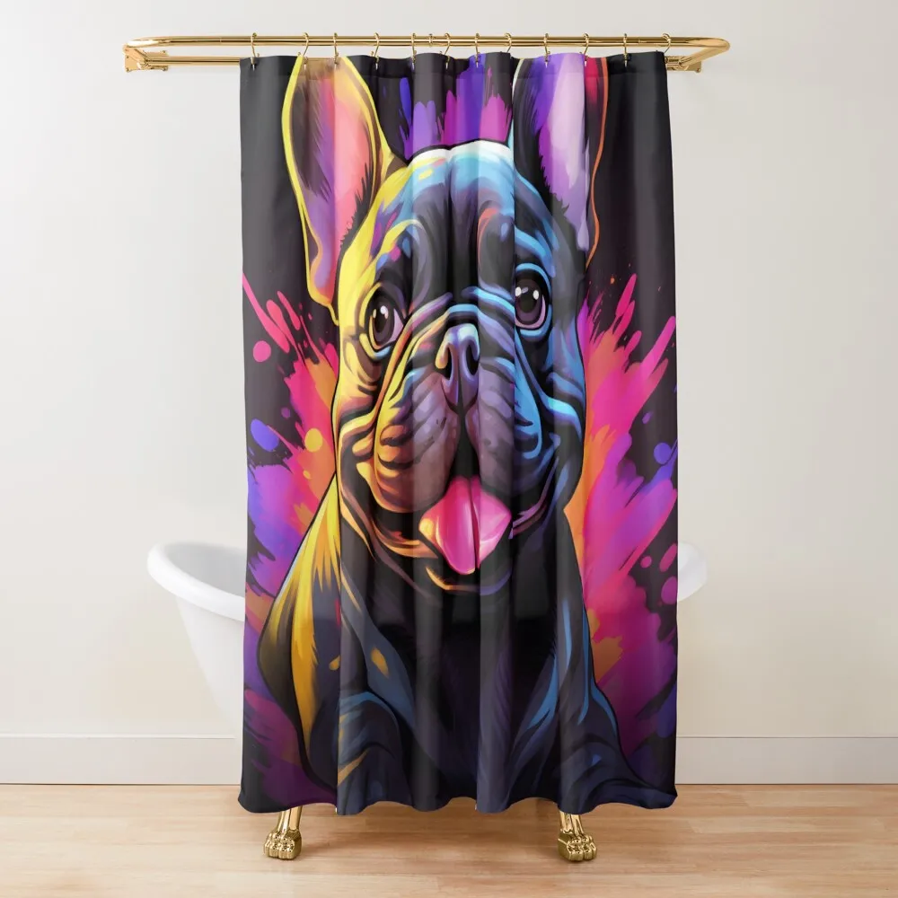 French Bulldog Frenchie Shower Curtain Shower For Bathroom Set Elegant Bathroom Curtain
French Bulldog Frenchie Shower Curtain Shower For Bathroom Set Elegant Bathroom Curtain