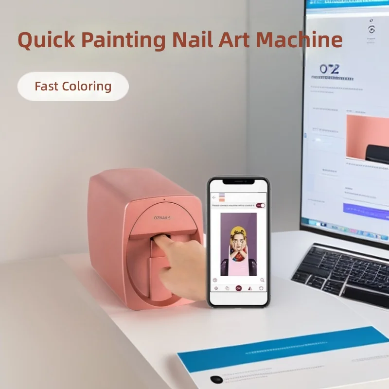 O2nails Automatic 3D Nail Art Machine Portable Nail Art Printer USB Power Supply Second Speed Painting
O2nails Automatic 3D Nail Art Machine Portable Nail Art Printer USB Power Supply Second Speed Painting