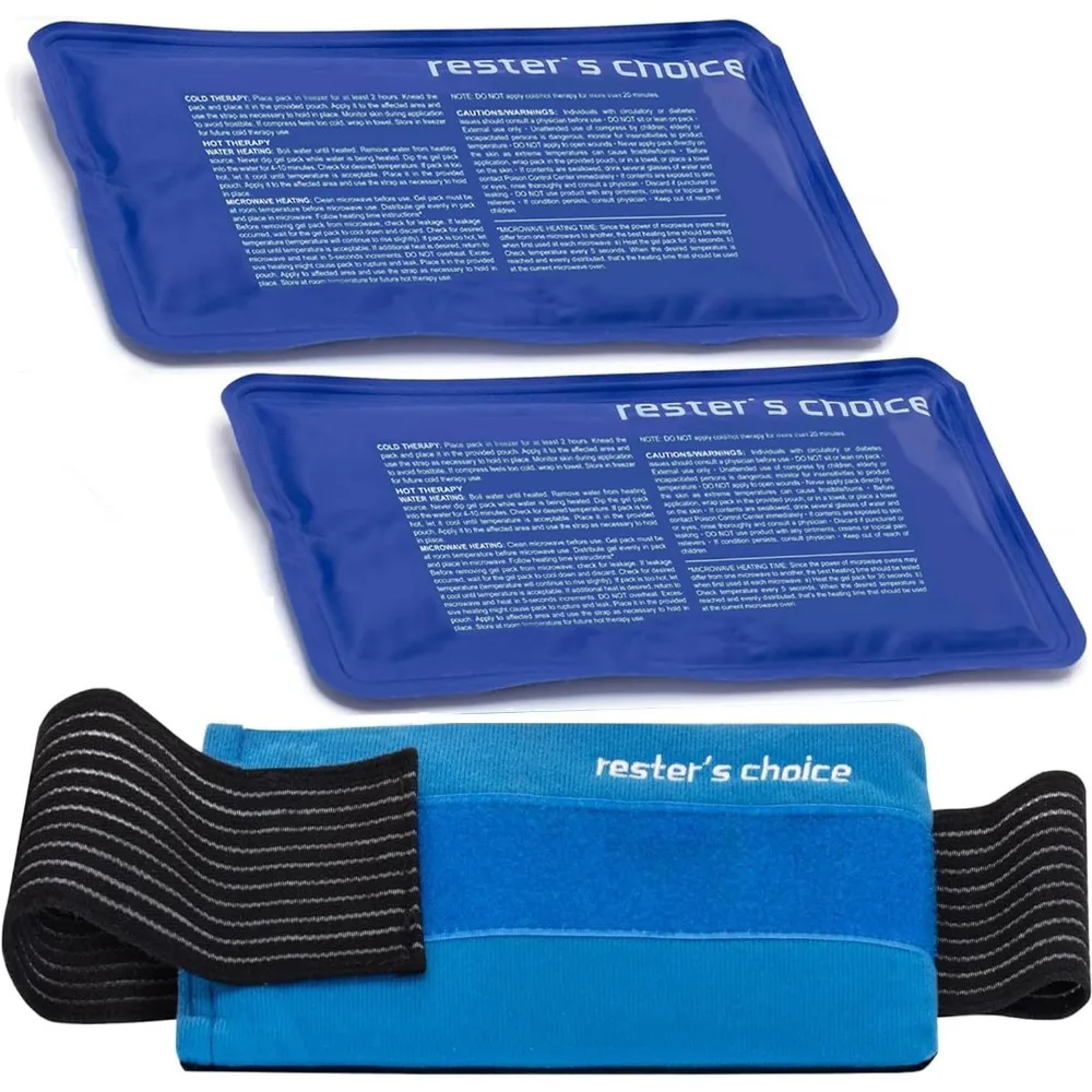 Reusable Soft Gel Ice Pack Wrap with Adjustable Strap for Hot Cold Therapy
Reusable Soft Gel Ice Pack Wrap with Adjustable Strap for Hot Cold Therapy