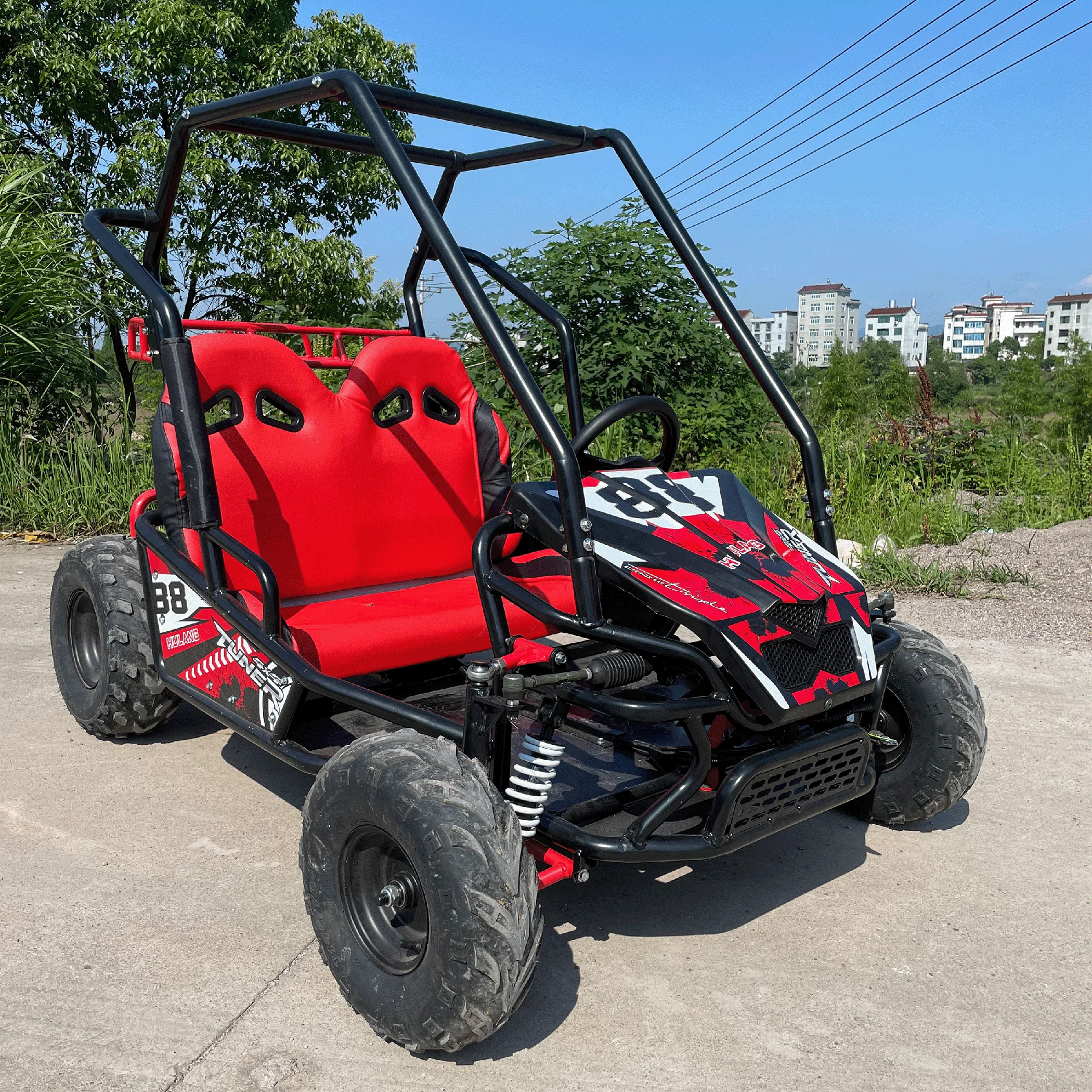 500W 48V 20AH Electric UTV Dune Buggy Off-Road Go Kart Buggy Sand Golf Cart For Adult
500W 48V 20AH Electric UTV Dune Buggy Off-Road Go Kart Buggy Sand Golf Cart For Adult