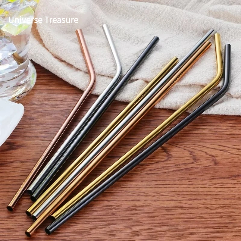 304 Stainless Steel Colorful Straws Reusable Metal Drinking Straws With Cleaner Brush Set Straws Spoon Eco-Friendly
304 Stainless Steel Colorful Straws Reusable Metal Drinking Straws With Cleaner Brush Set Straws Spoon Eco-Friendly