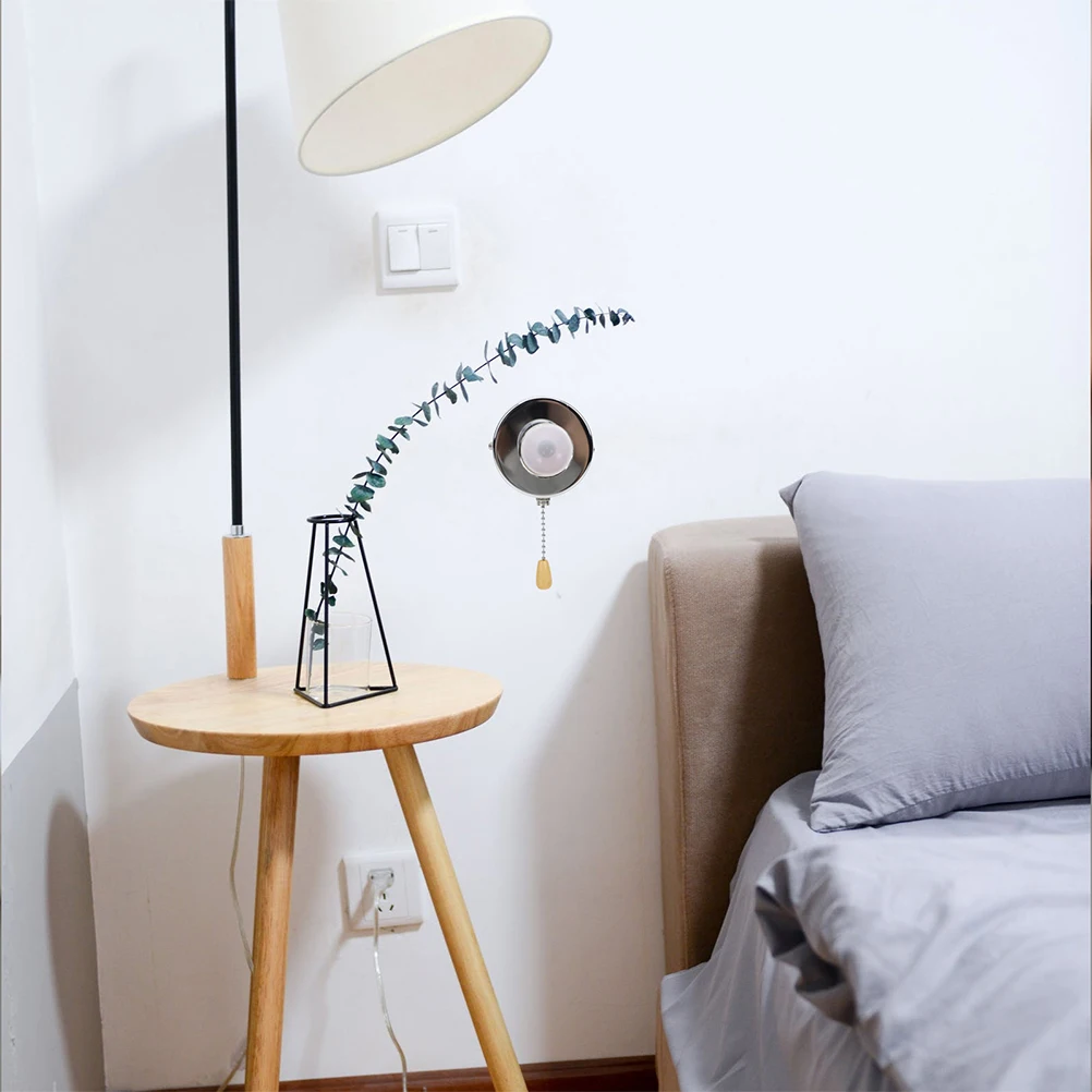 Pull Chain Lampholder Stainless Steel Durable Lamp Socket Replacement Ceiling Light Pull String Light Fixture Easy Use Wall Lamp
Pull Chain Lampholder Stainless Steel Durable Lamp Socket Replacement Ceiling Light Pull String Light Fixture Easy Use Wall Lamp