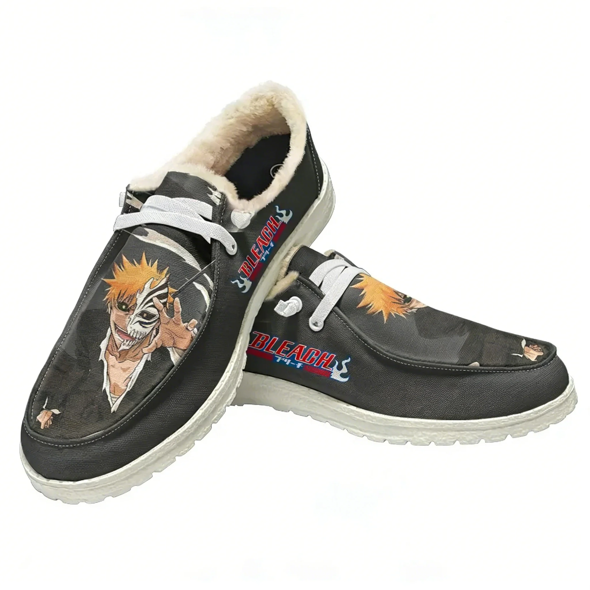 B-BLEACH Plush Casual Shoes Flat Shoe Men Woman Breathable Casual Outdoor Lightweight Footwear Couple Custom Made Shoe
B-BLEACH Plush Casual Shoes Flat Shoe Men Woman Breathable Casual Outdoor Lightweight Footwear Couple Custom Made Shoe