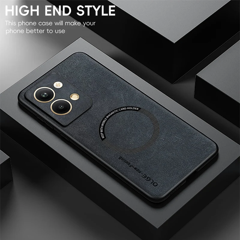 For OPPO Reno 9 9 Pro Fine Hole Sheepskin Magnetic TPU Soft Edge Anti-Drop Anti Fingerprint Phone Case
For OPPO Reno 9 9 Pro Fine Hole Sheepskin Magnetic TPU Soft Edge Anti-Drop Anti Fingerprint Phone Case
